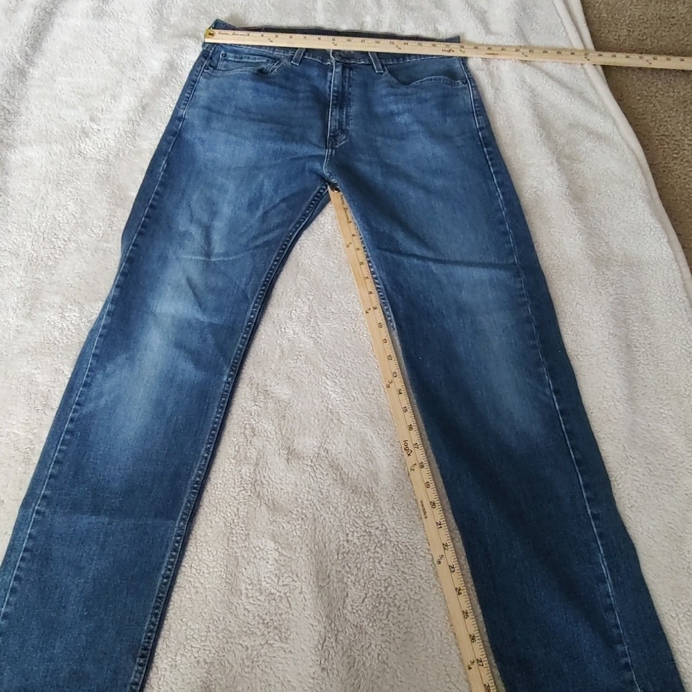 Levi's 511 Slim Fit Jeans Mens 34x31 Blue Excellent Medium Wash Denim Stretch